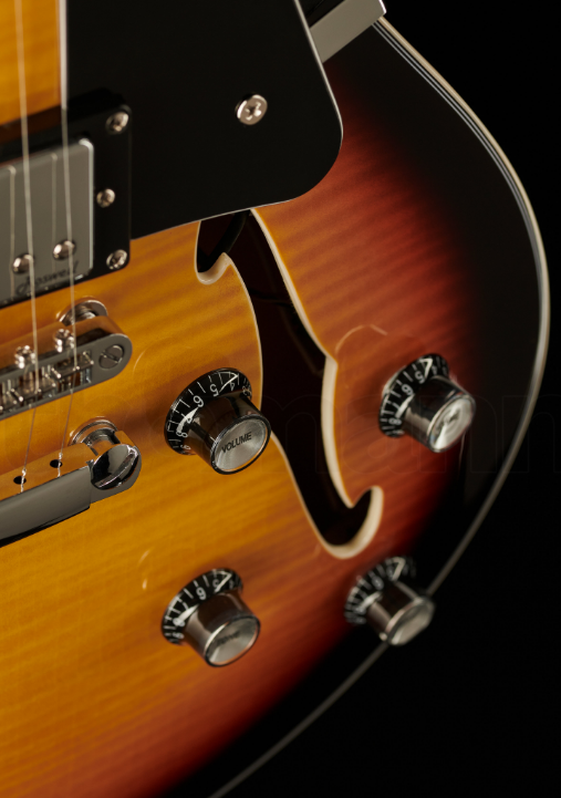 Полуакустическая гитара Harley Benton HB-35Plus Vintage Burst