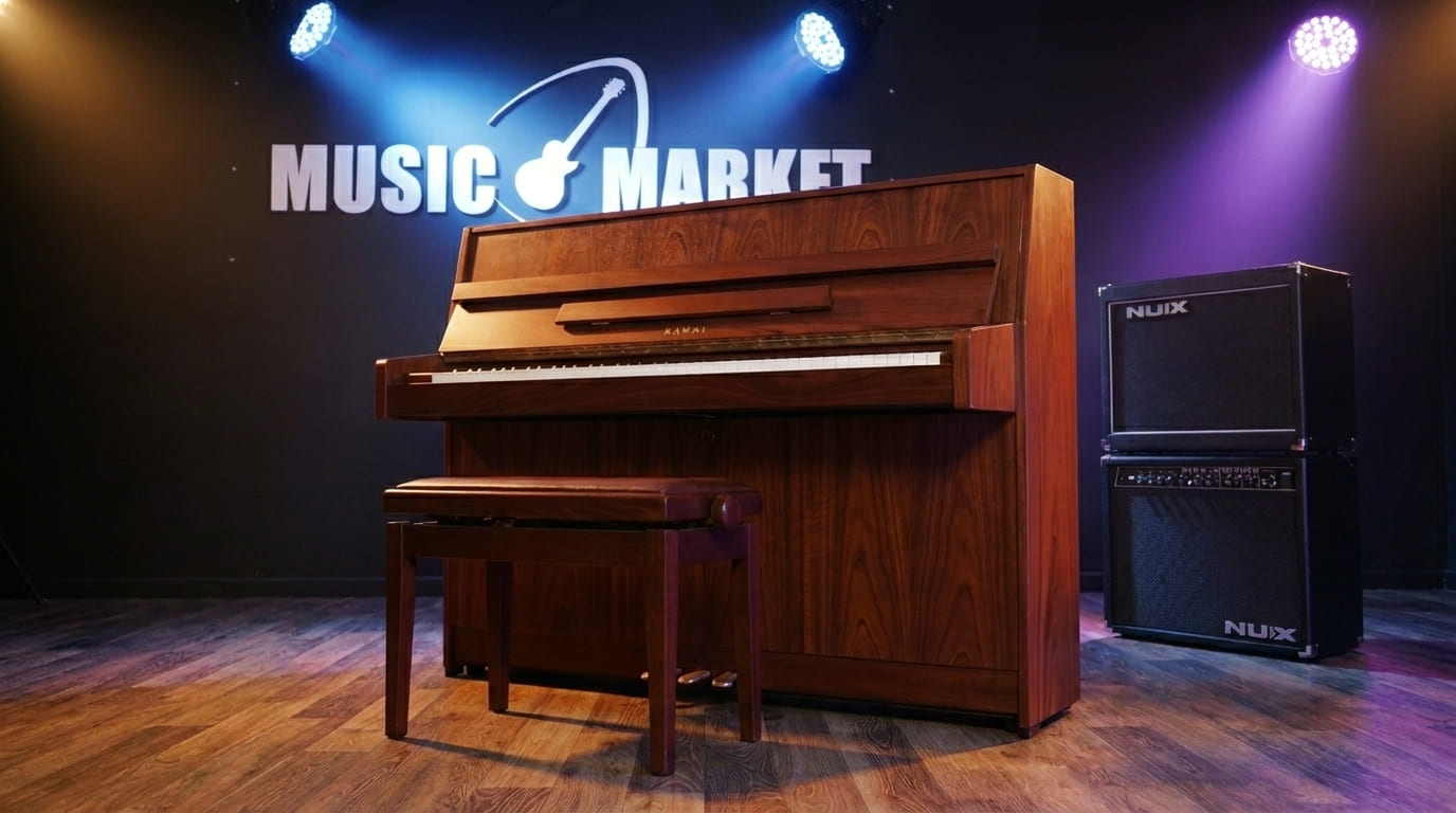 Акустическое пианино Kawai K-15E MH/MP - красное дерево