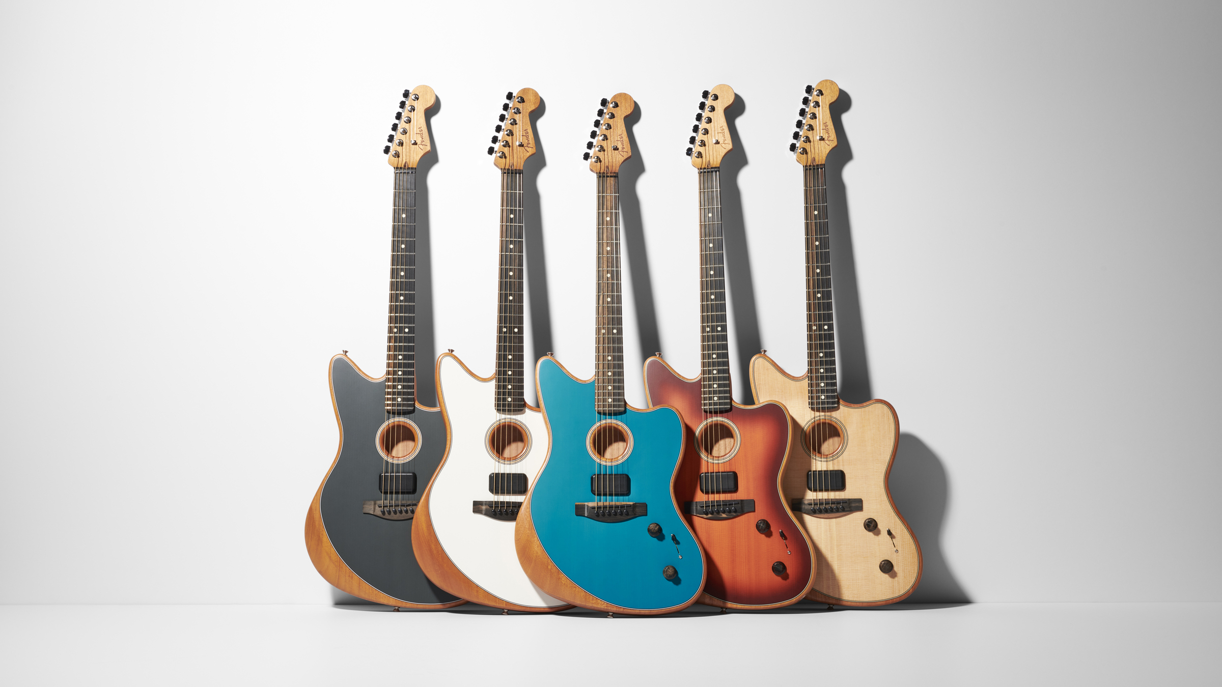 Электрогитара / акустическая гитара Fender Acoustasonic Player Jazzm ICB