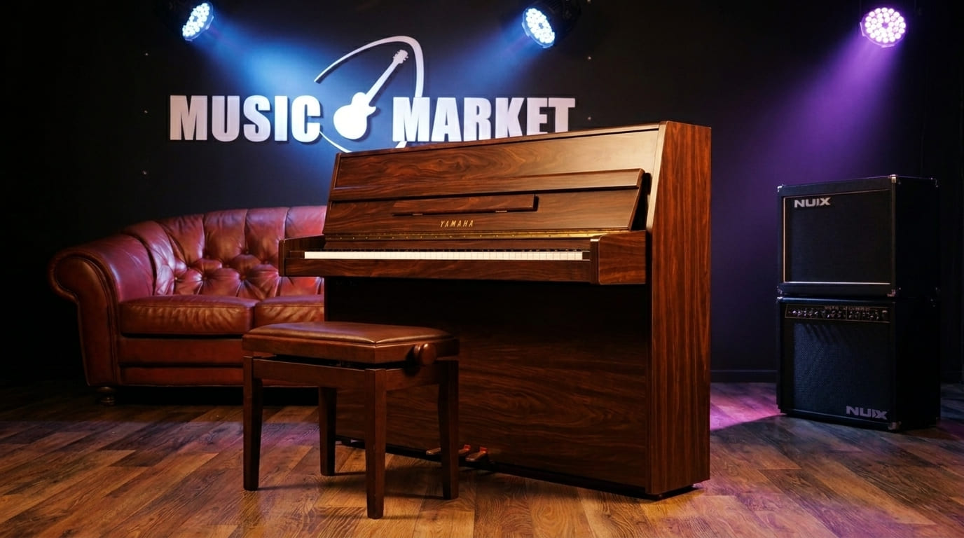 Акустическое пианино Yamaha JU109 PW - орех полированный