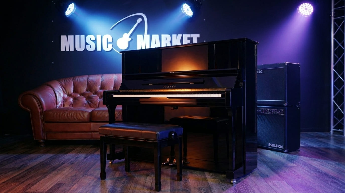 Акустическое пианино Yamaha YU1X PE - чёрный полированный