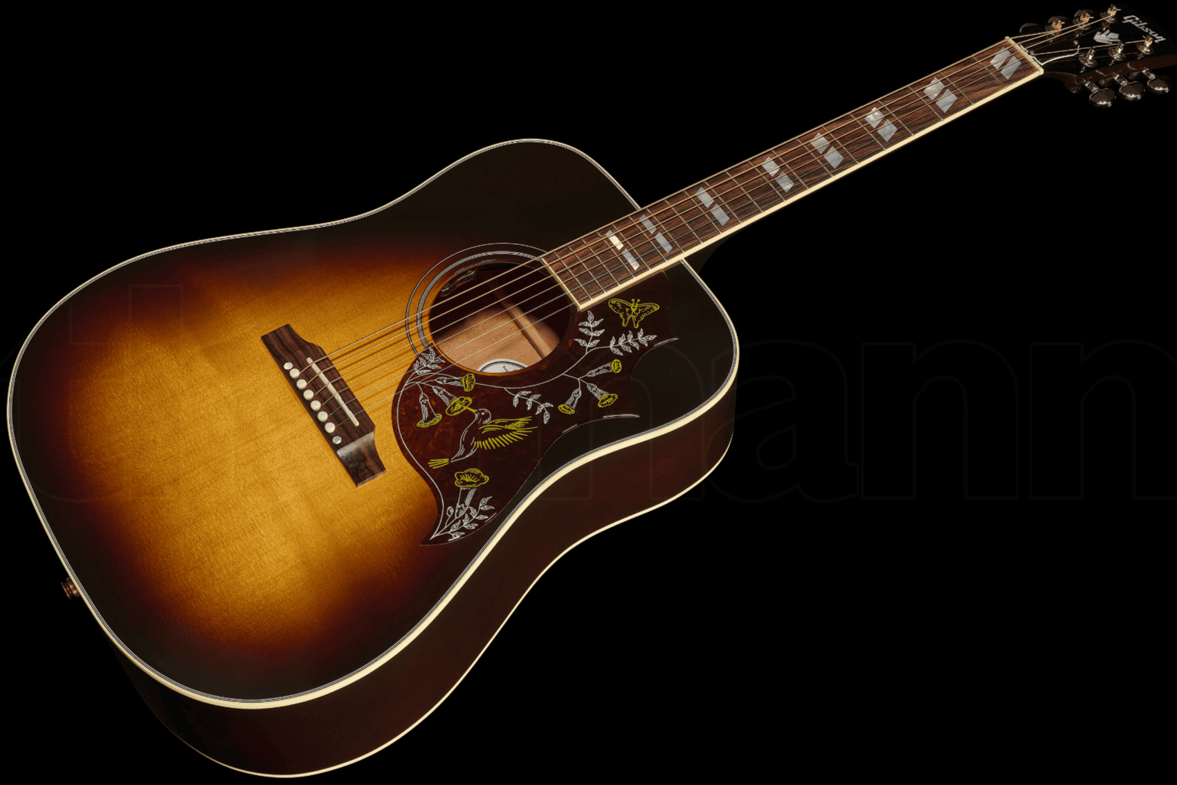 Электроакустическая гитара Gibson Hummingbird Standard Vintage Sunburst