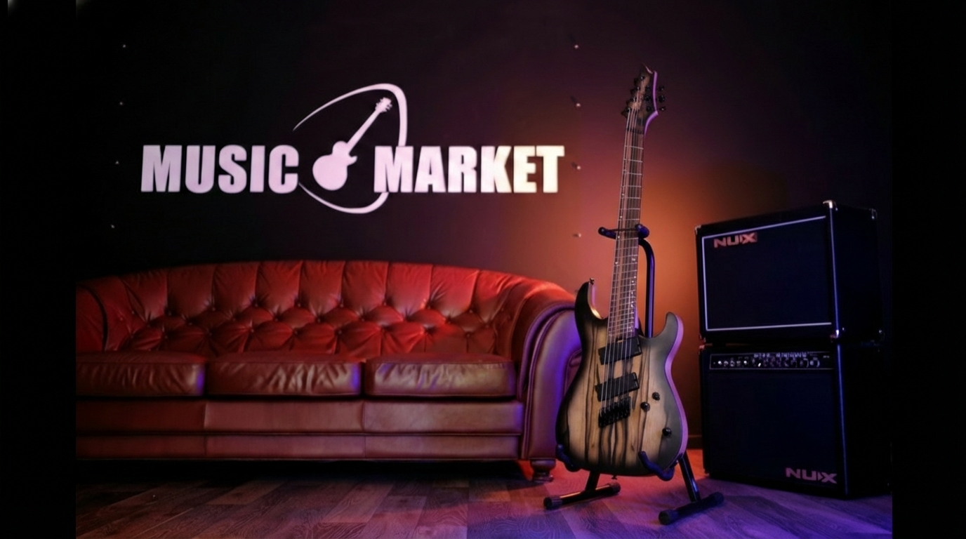 KX507MS-Pale-Moon-NBB KX Series Электрогитара мультимензурная 7-струнная, черная, Cort