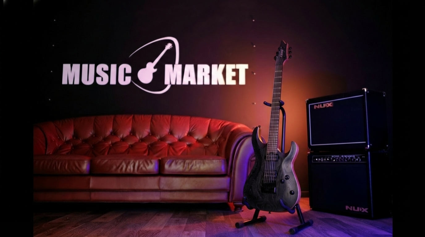 Электрогитара, черная, с чехлом, Cort KX700-EverTune-OPBK-WBAG