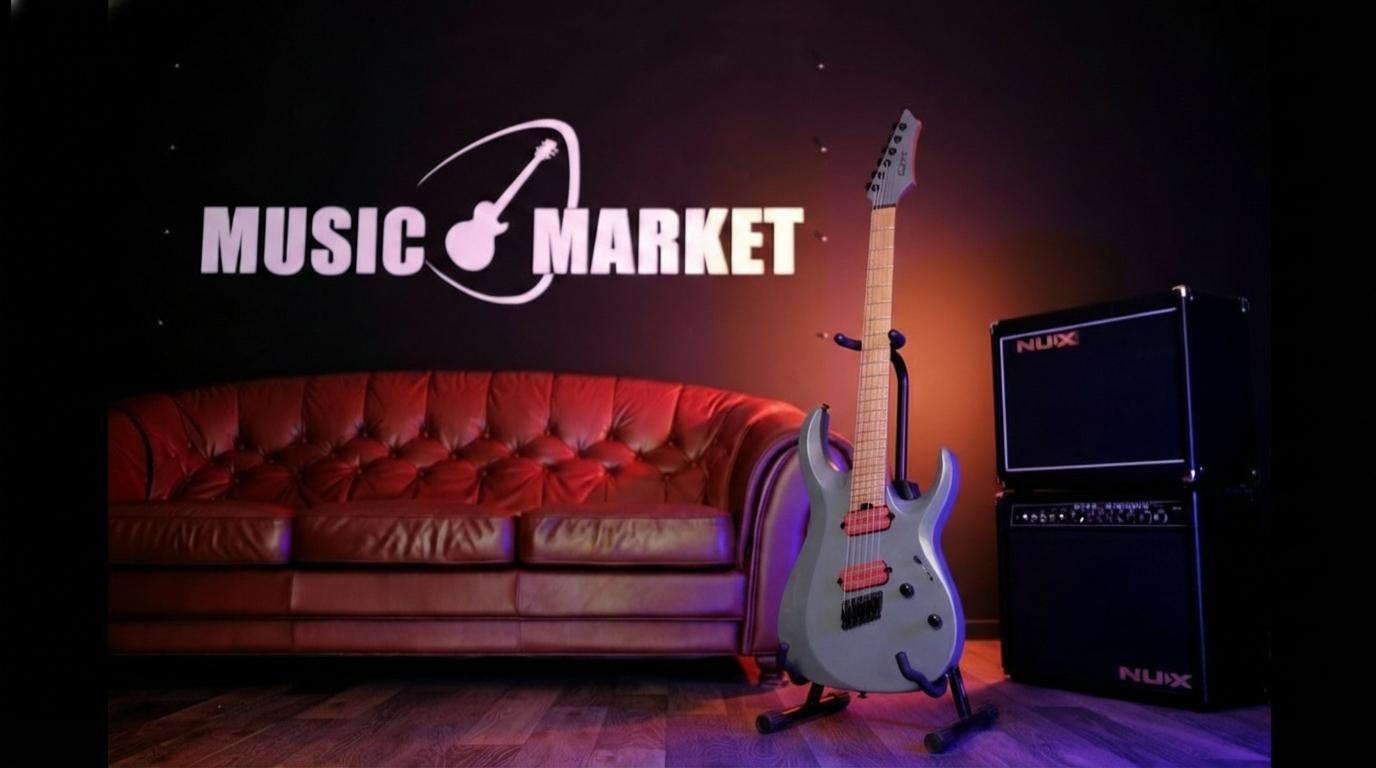 X700-Mutility-II-TTG-bag X Series Электрогитара, мультимензурная, с чехлом, серая, Cort