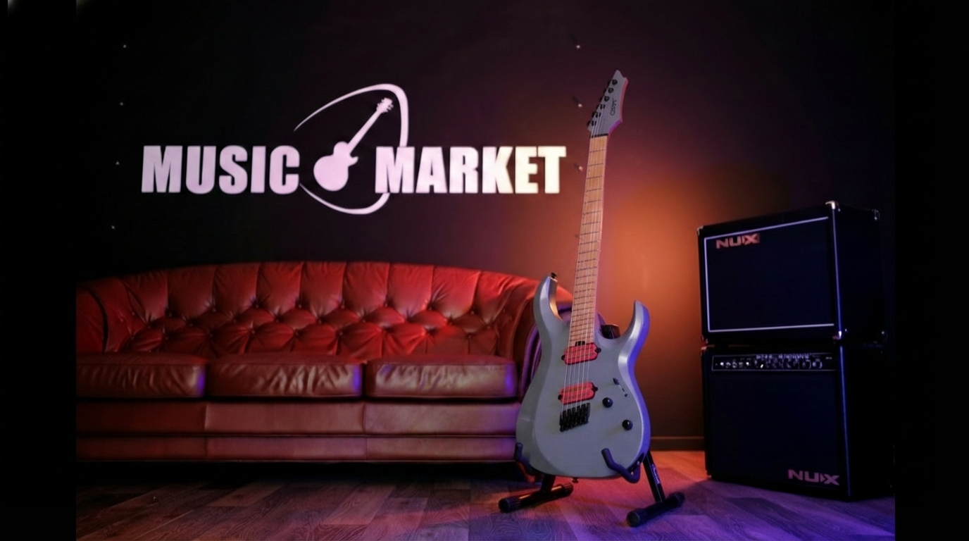 X700-Mutility-II-TTG-bag X Series Электрогитара, мультимензурная, с чехлом, серая, Cort