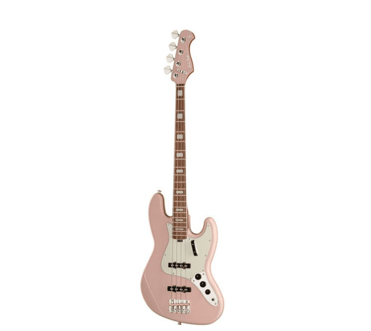 Бас-гитара Harley Benton MV-4JB Shell Pink