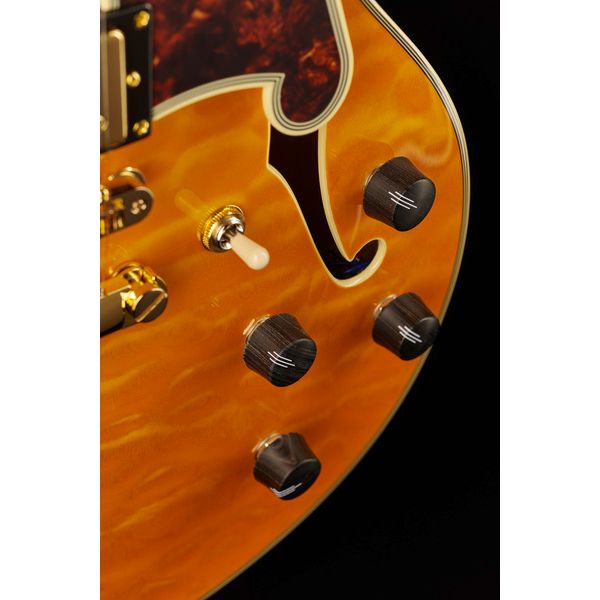 Полуакустическая гитара DAngelico Excel DC XT Vintage Nat Quilt