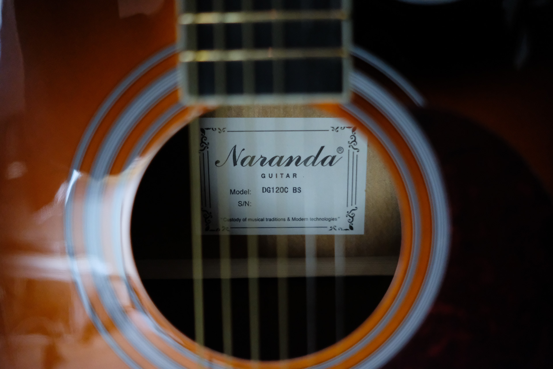 Акустическая гитара Naranda DG120CBS