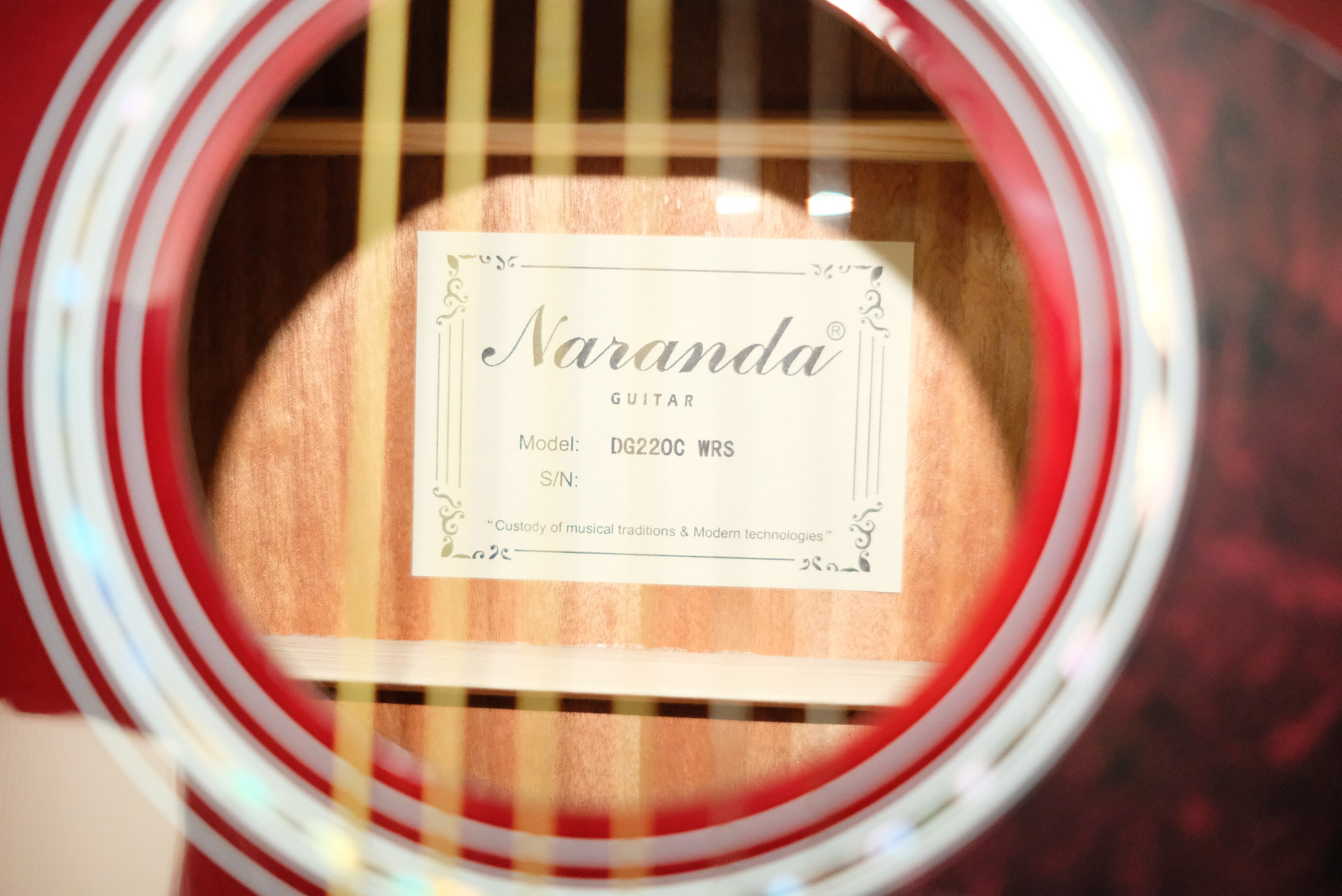 Акустическая гитара Naranda DG220CWRS