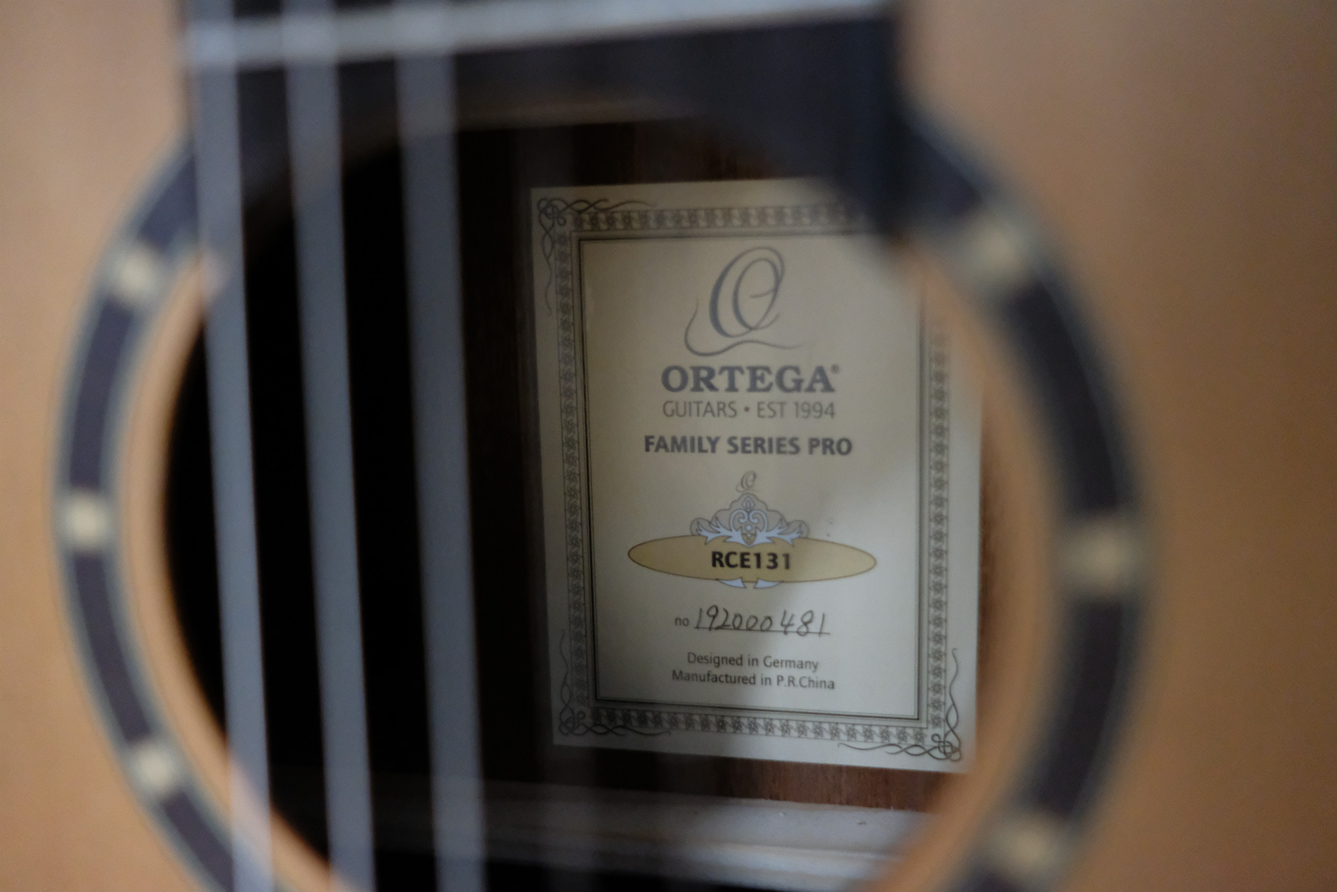 Классическая гитара Ortega Family Series Pro RCE131