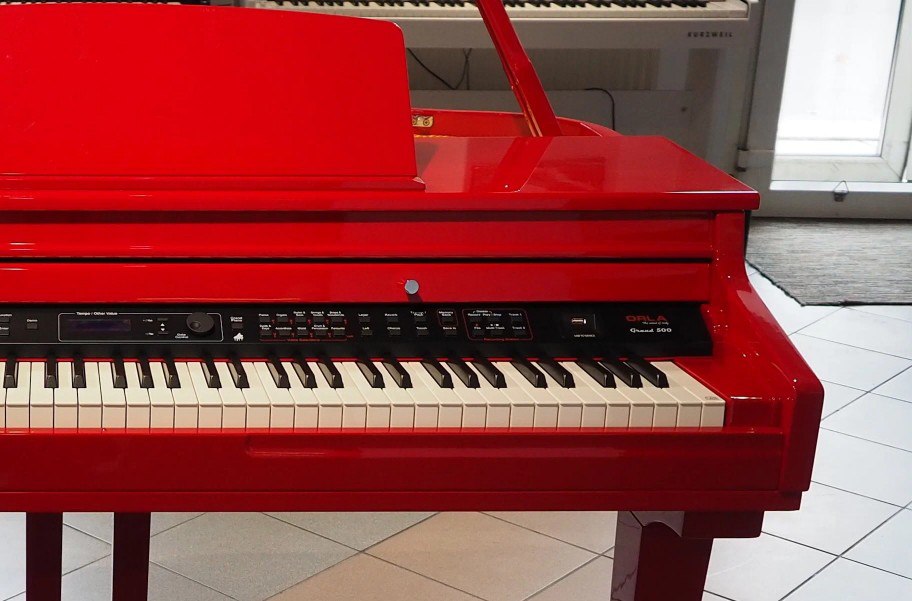 438PIA0632 Grand 500 Цифровой рояль, с автоаккомпанементом, красный, Orla