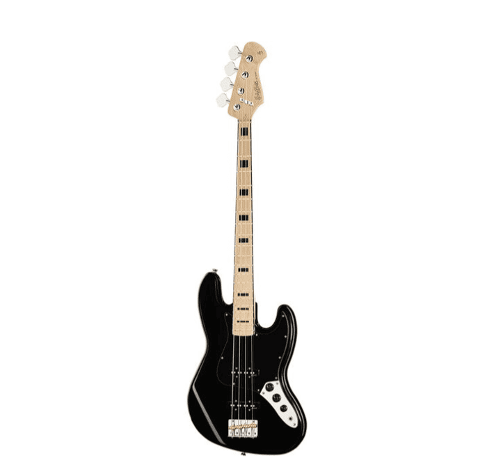 Бас-гитара Harley Benton JB-75MN Black Vintage Series