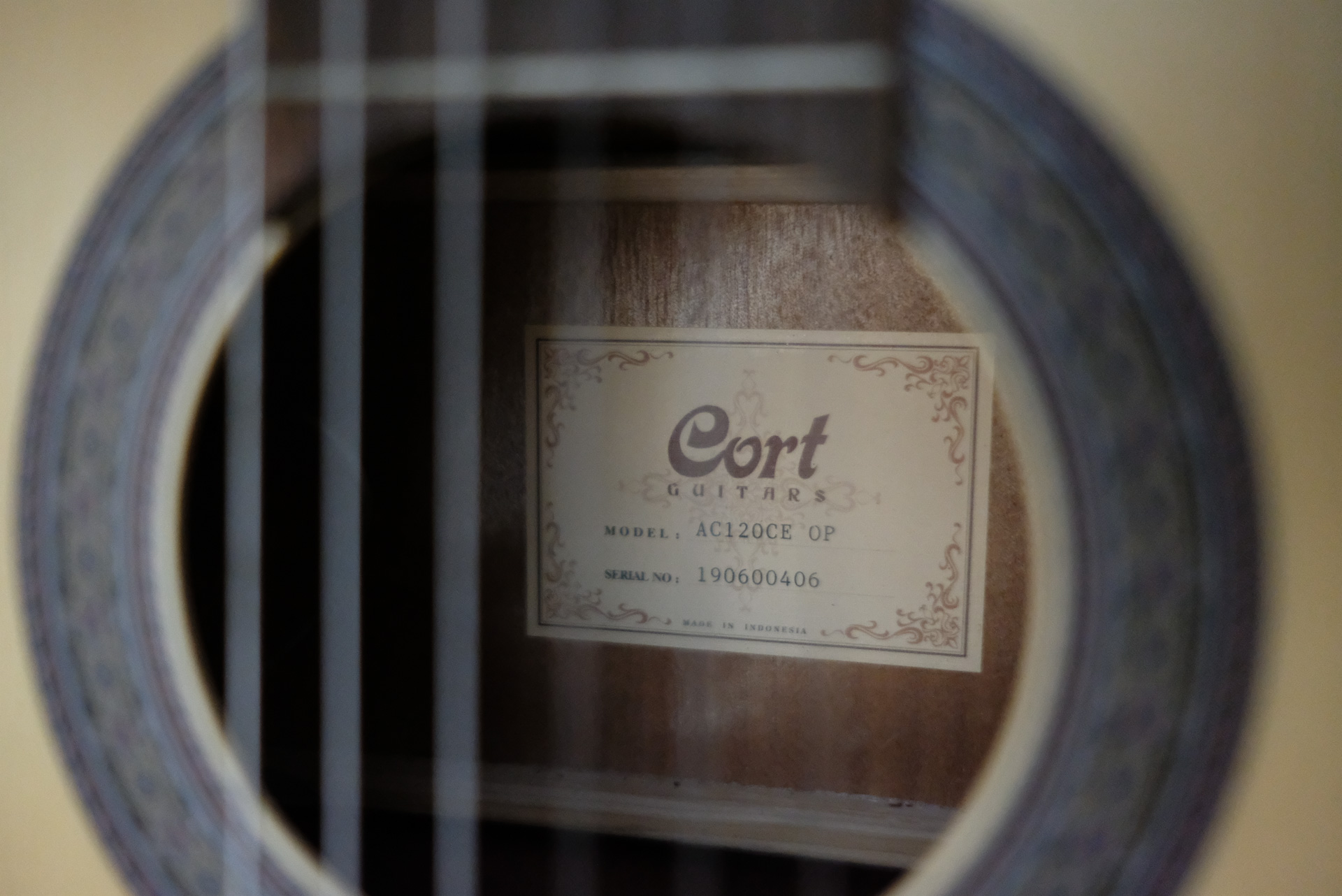 Классическая гитара со звукоснимателем Cort Classic Series AC120CE-OP