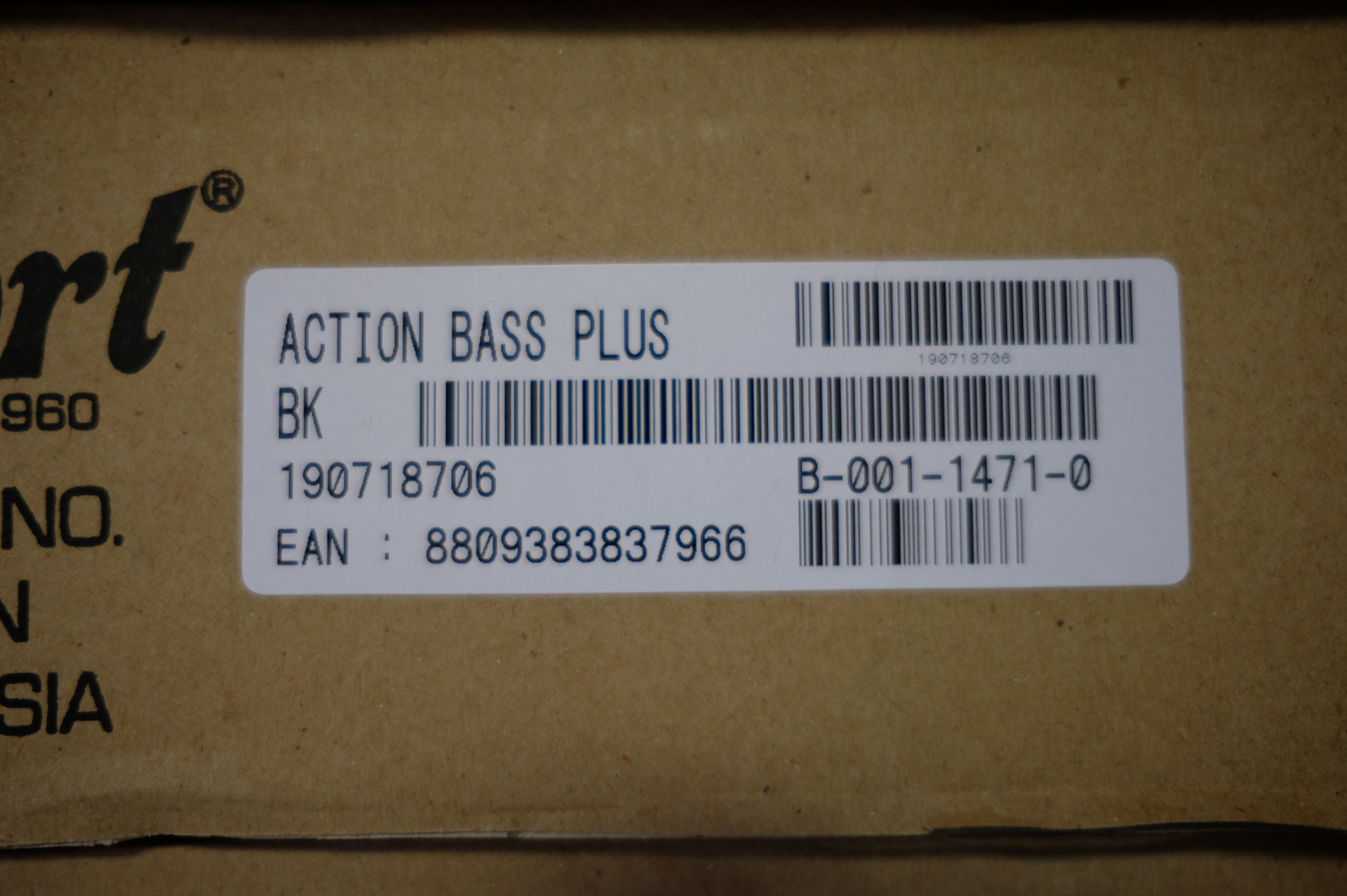 Бас гитара Cort Action Bass Plus BK