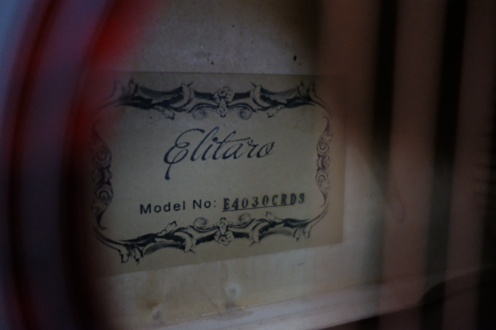 Акустическая гитара Elitaro E4030C RDS