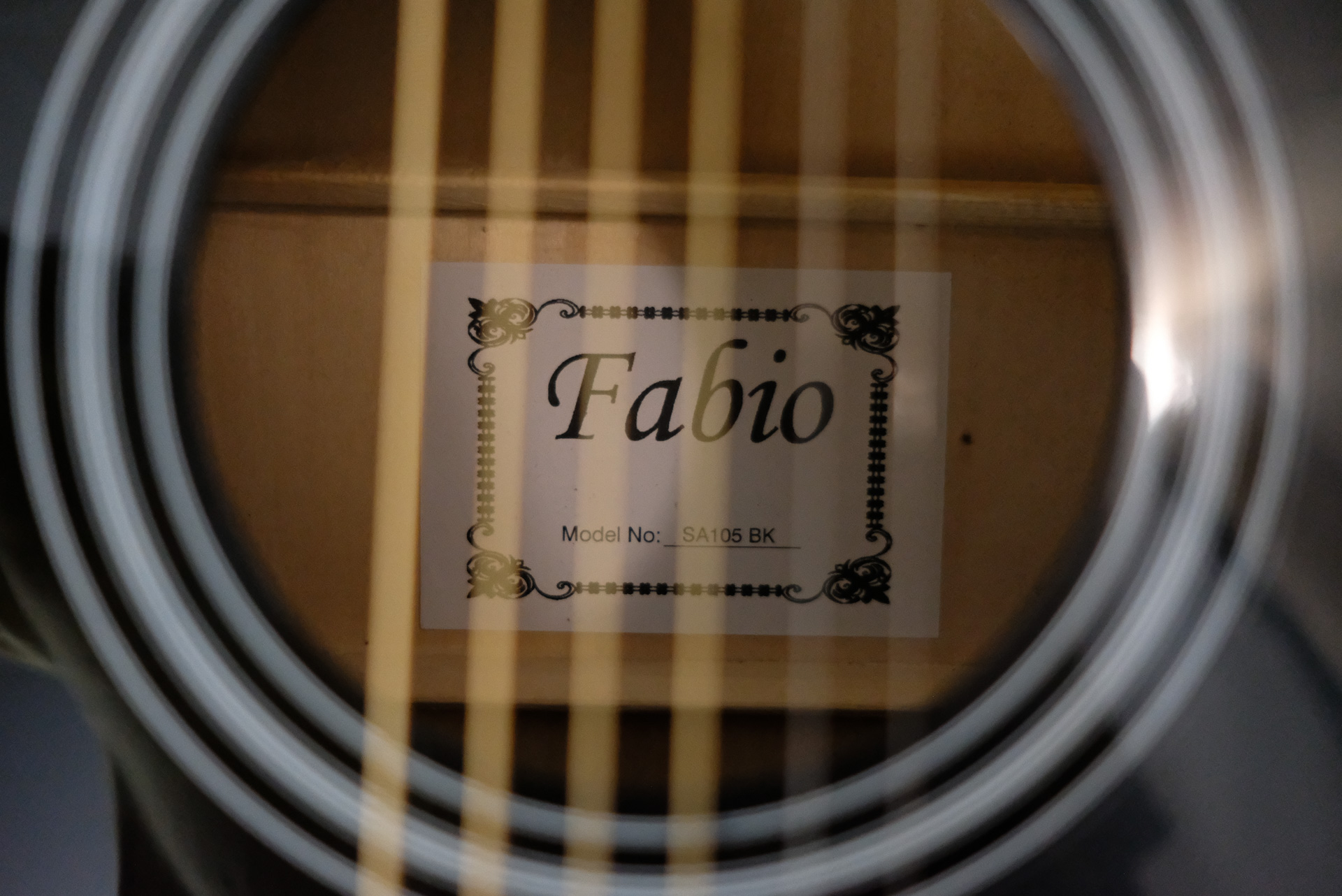 Акустическая гитара Fabio SA105 BK