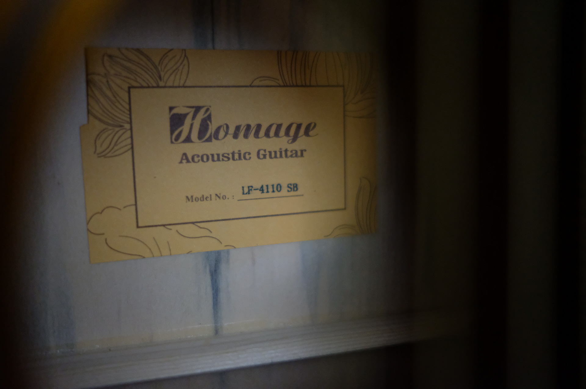 Акустическая гитара Homage LF-4110-SB