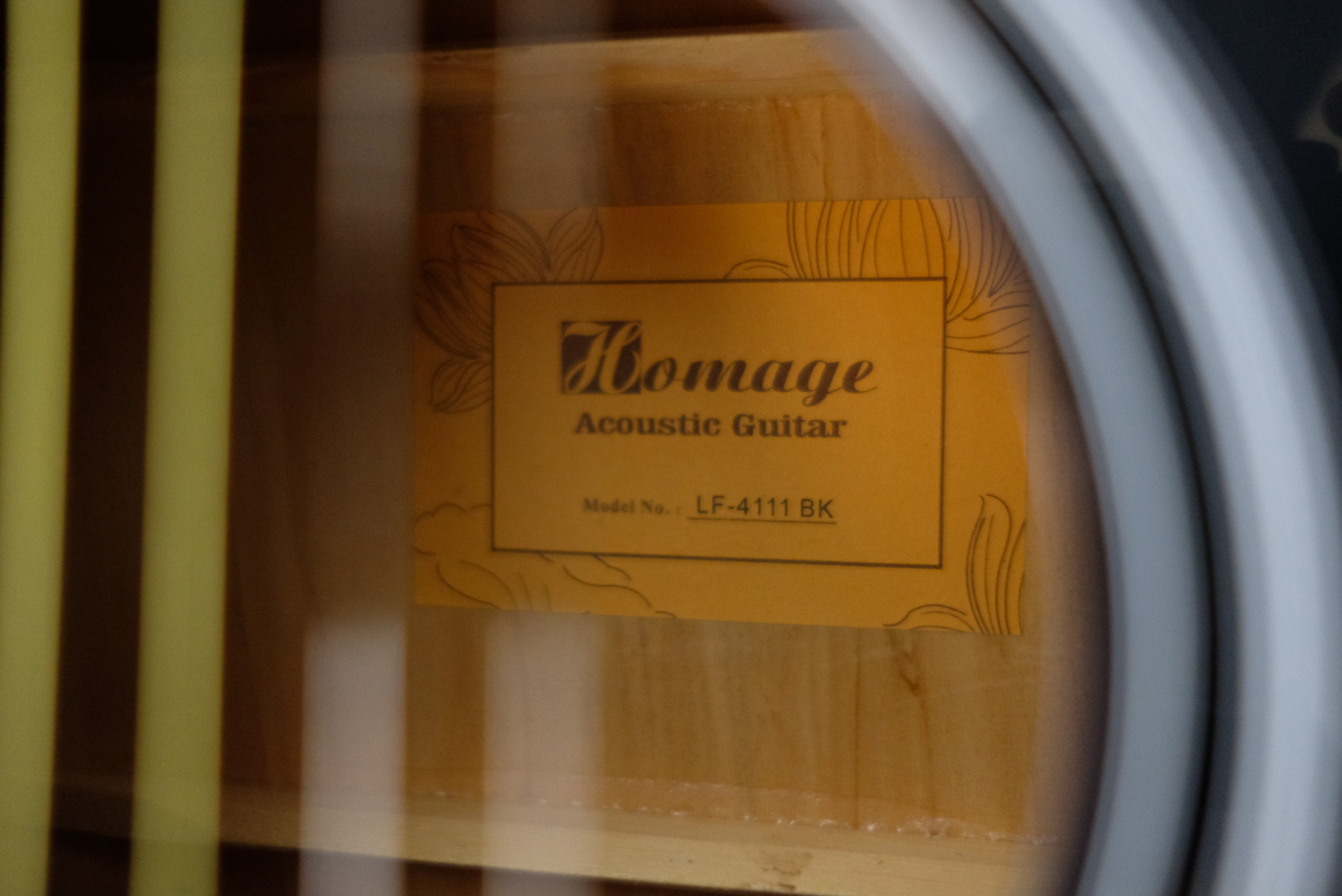 Акустическая гитара Homage LF-4111-BK