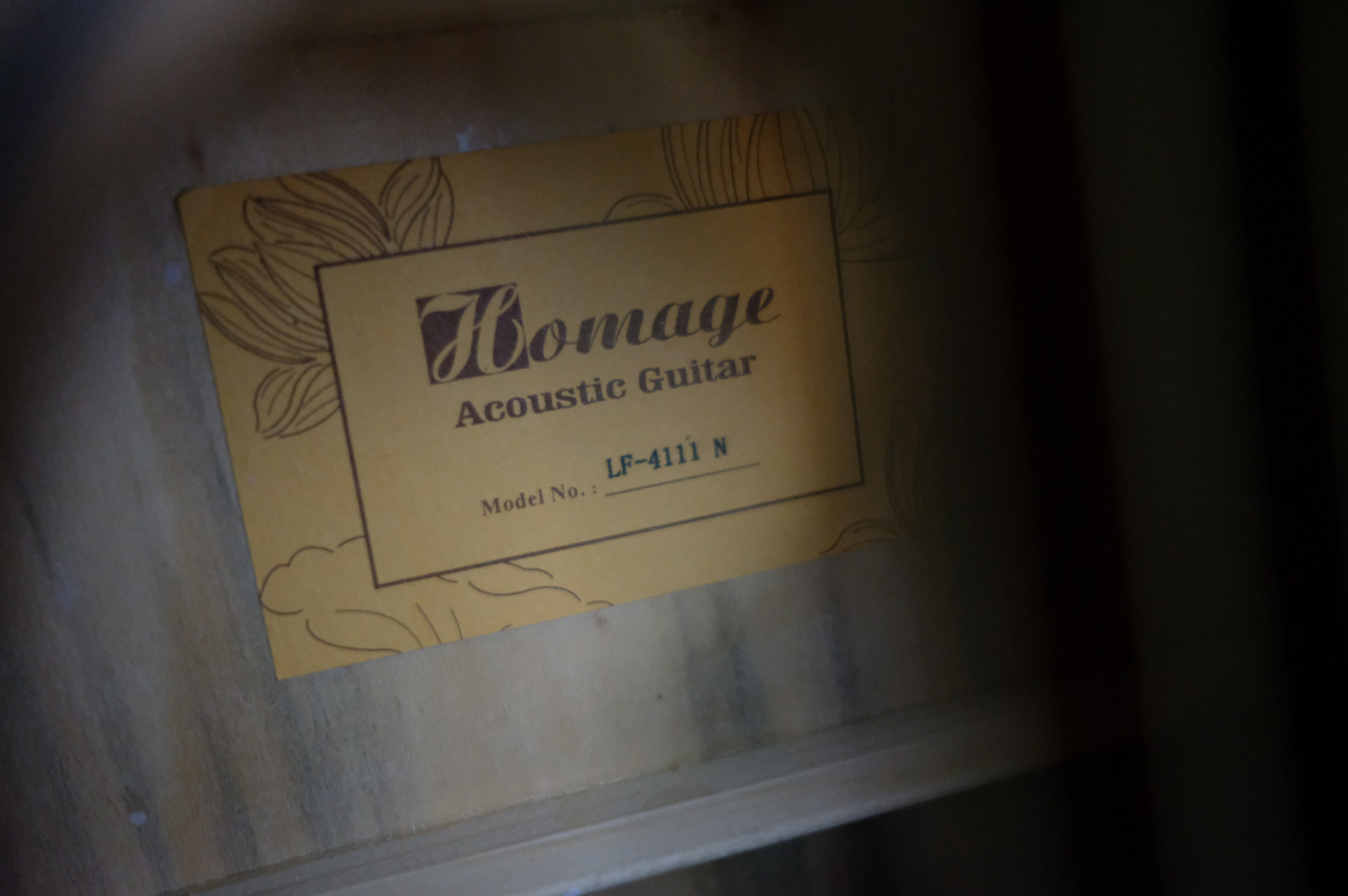 Акустическая гитара Homage LF-4111-N
