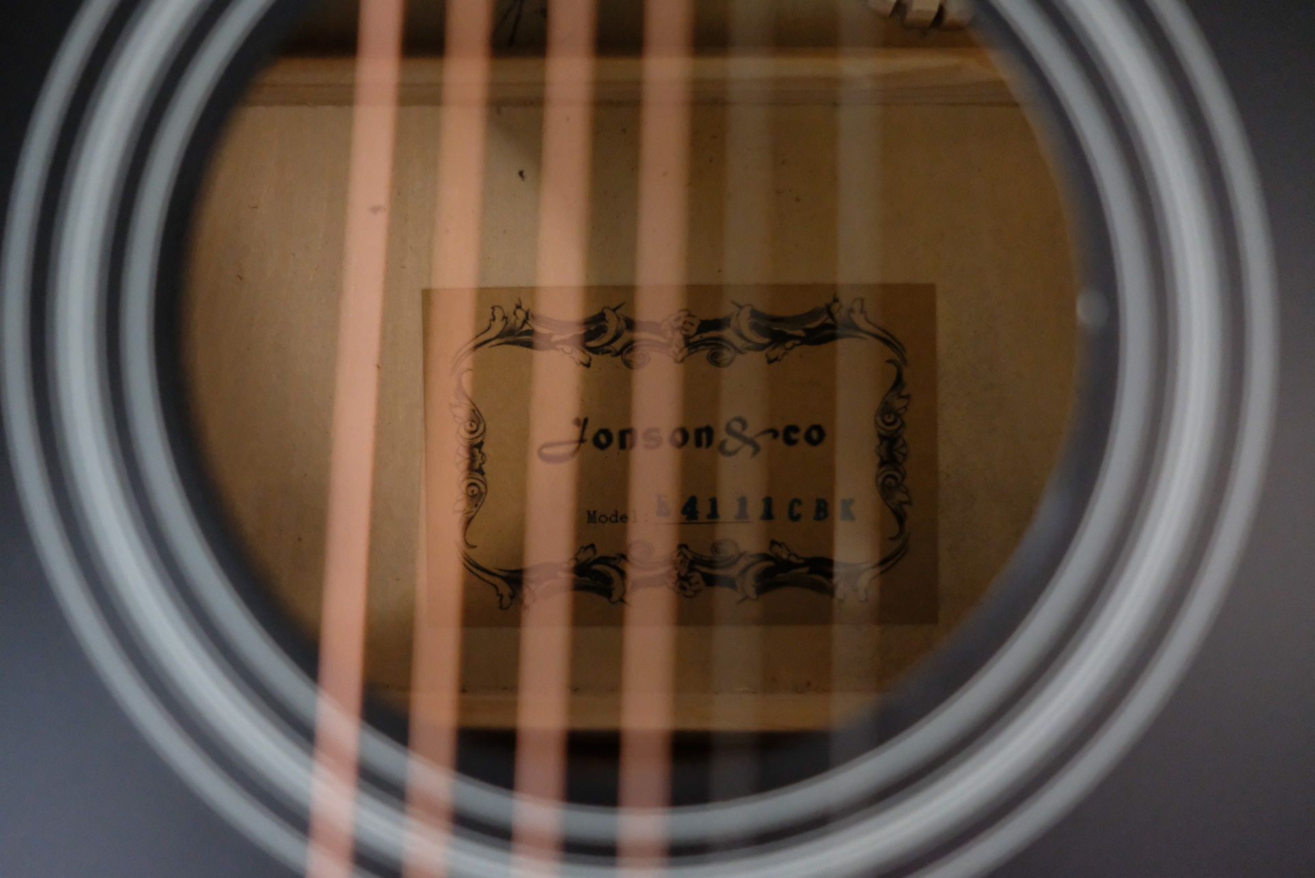 Акустическая гитара Jonson&Co E4111C BK