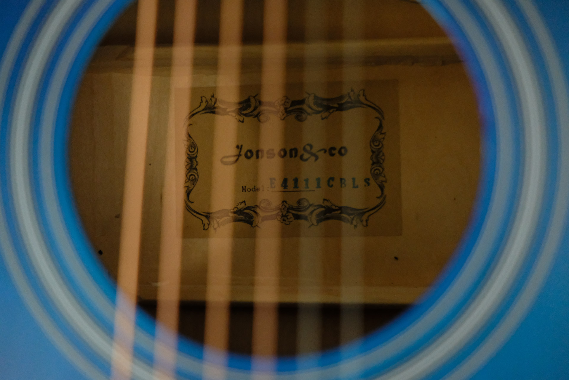 Акустическая гитара Jonson&Co E4111C BLS