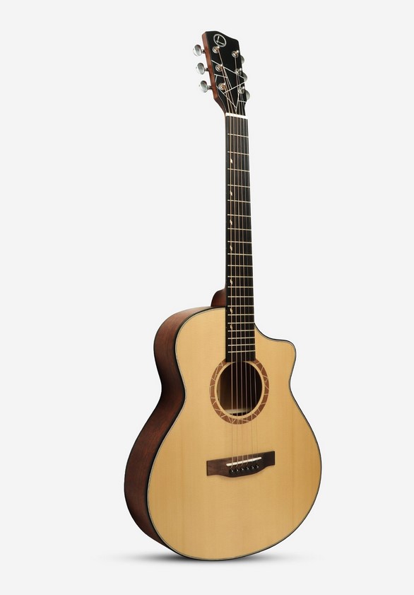 W-5-N Акустическая гитара, с вырезом, цвет натуральный, Luxars