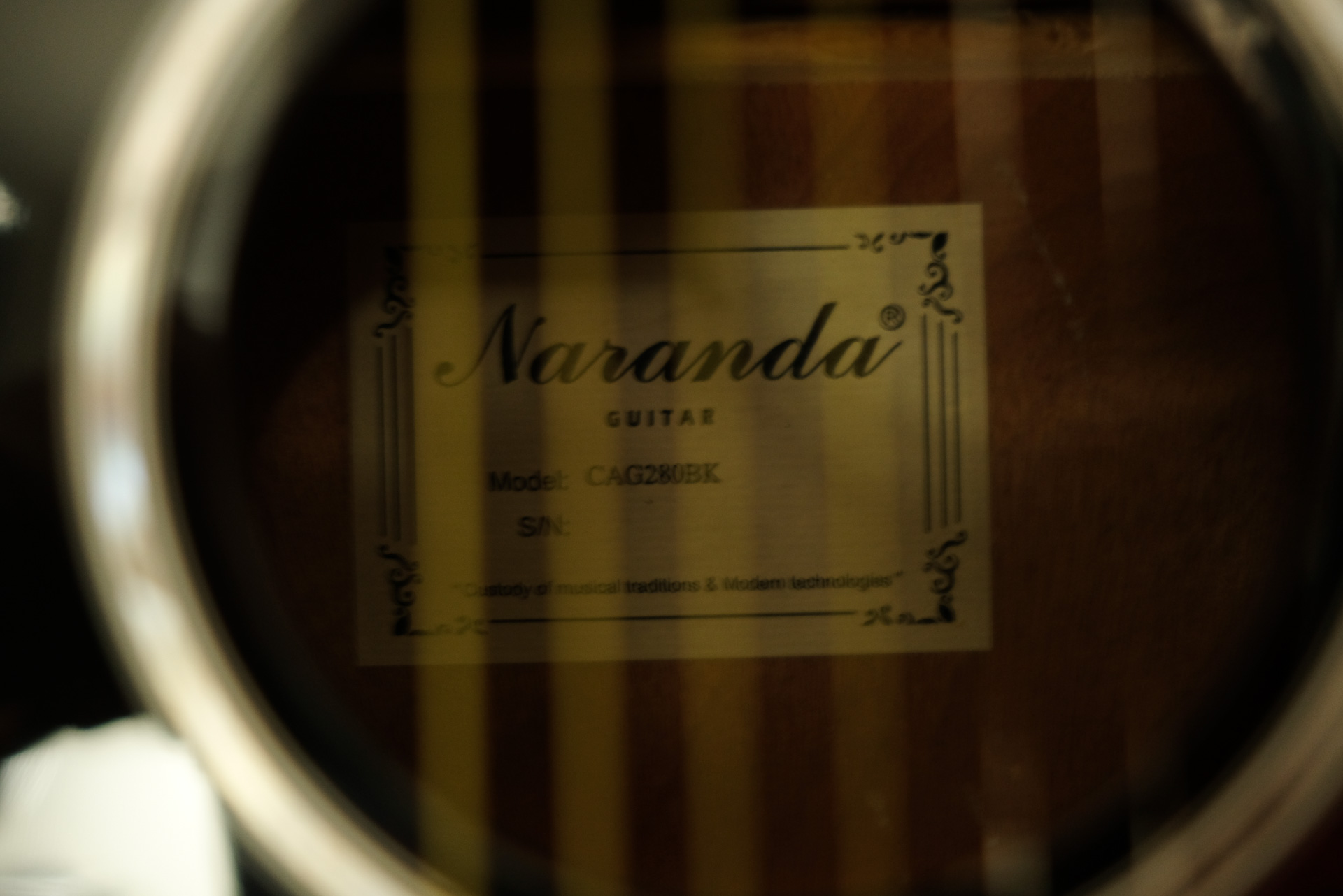Акустическая гитара Naranda CAG280BK