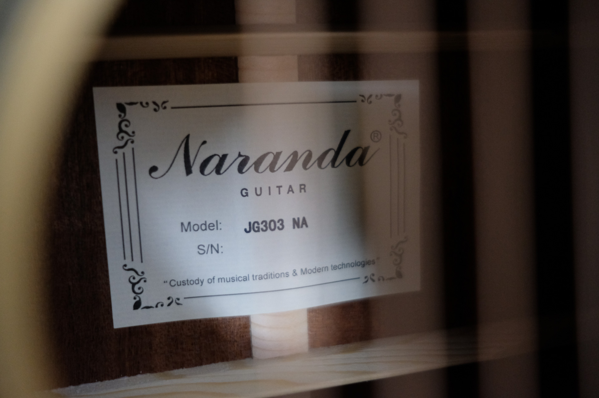 Акустическая джамбо-гитара Naranda JG303CNA