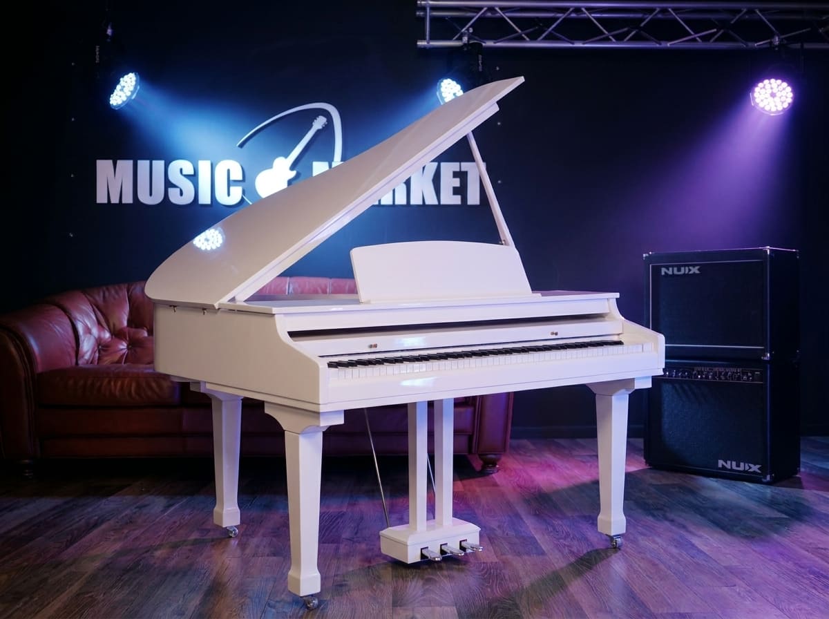 Orla Grand-500-WHITE Цифровой рояль, с автоаккомпанементом, белый (2 коробки)