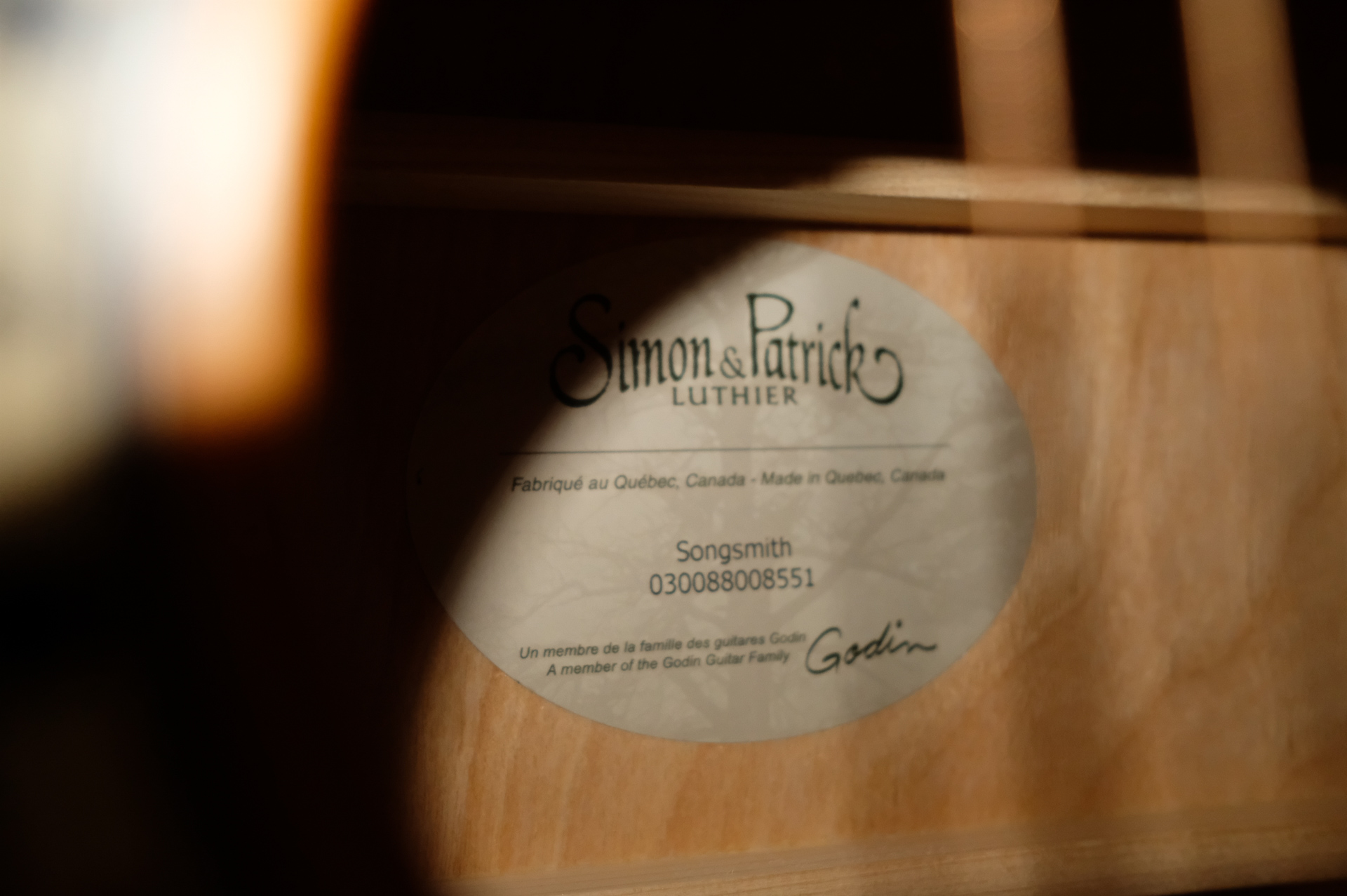 Акустическая гитара Simon & Patrick Songsmith 030088