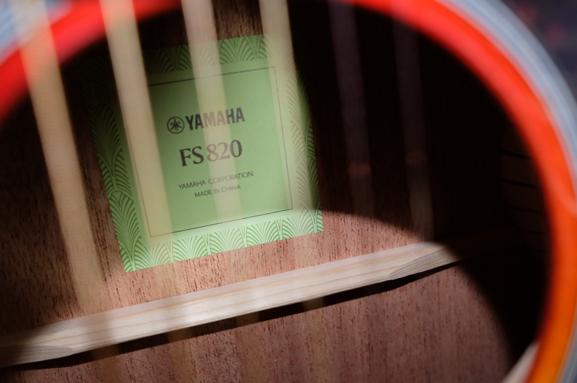 Акустическая гитара Yamaha FS820 AUTUMN BURST//02