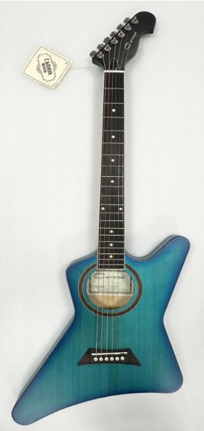 CAX-10 Акустическая гитара, голубая, Caraya