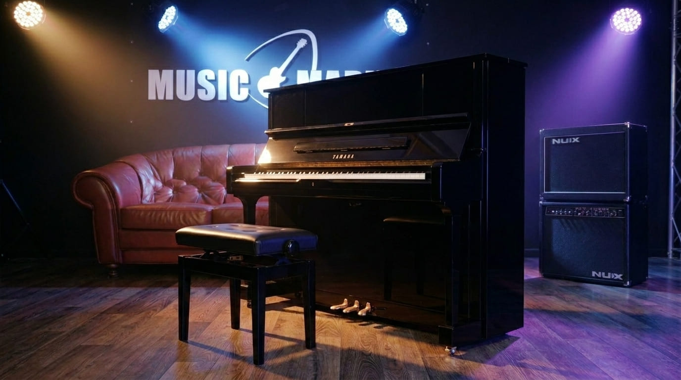 Акустическое пианино Yamaha U1J PE - чёрный полированный