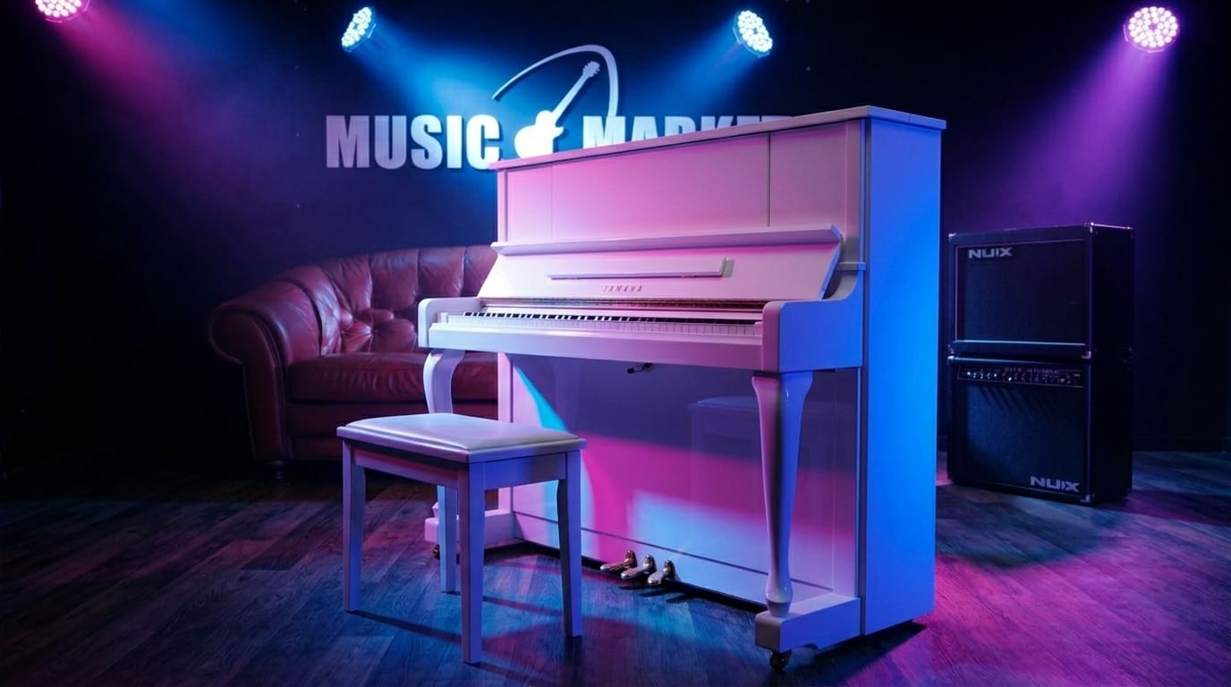 Акустическое пианино Yamaha YU1X PW - белый полированный
