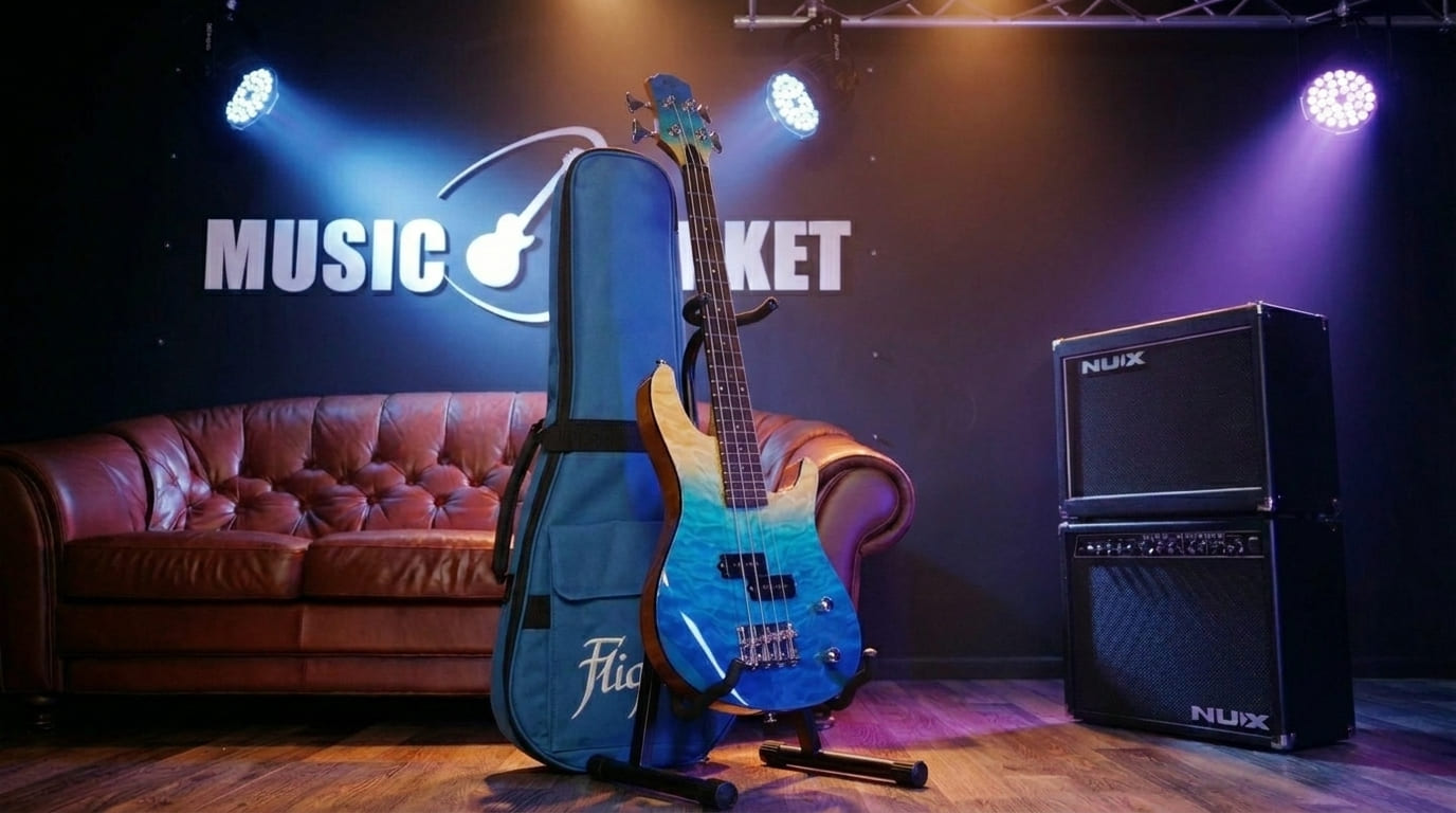 Электроукулеле FLIGHT Mini Bass TBL