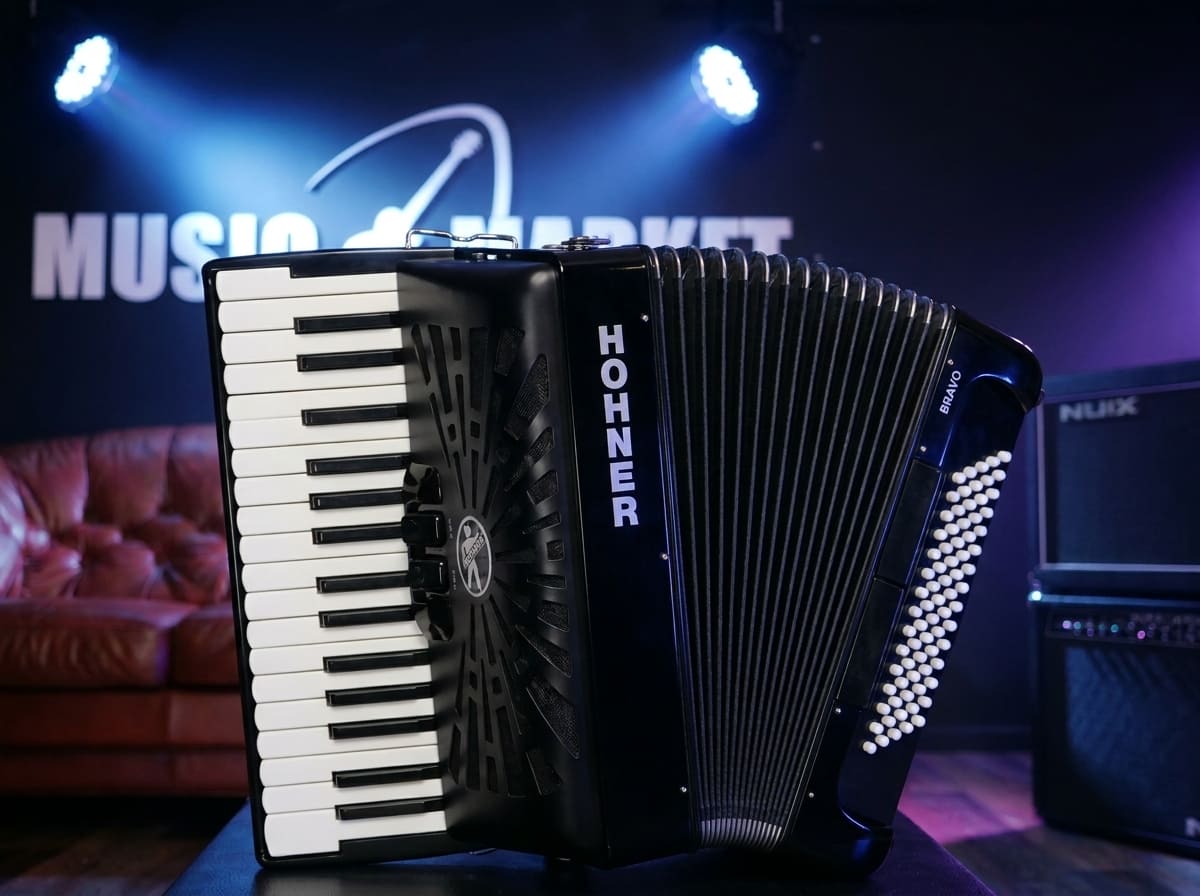 HOHNER Bravo II 48 black - Аккордеон 1/2