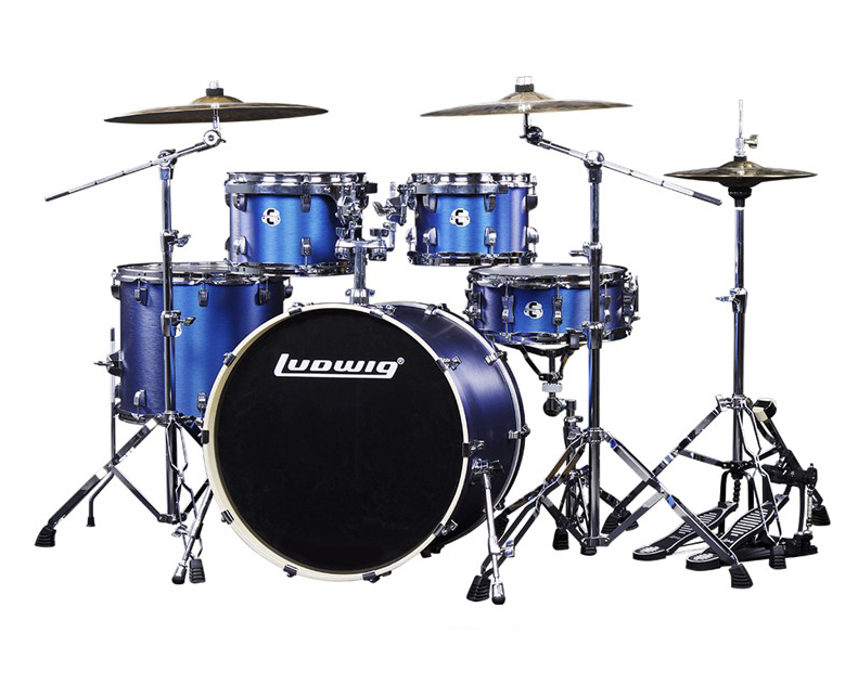LEC522032 Element Evolution Барабанная установка, синяя, 2 коробки, Ludwig